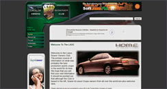 Desktop Screenshot of lexusclub.co.uk